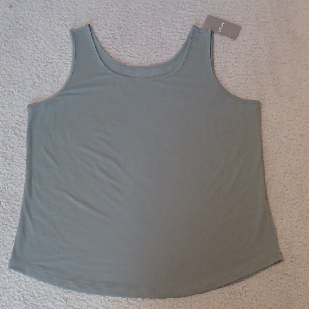 Chico's Sage Green Tank, NWT